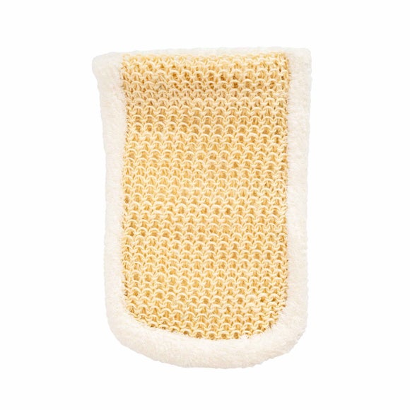 Natural Sisal and Cotton Massage Mitt