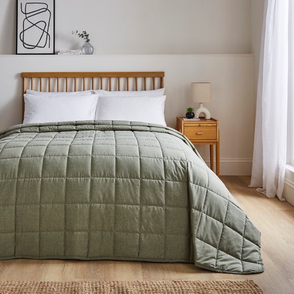 Chambray Polycotton Bedspread