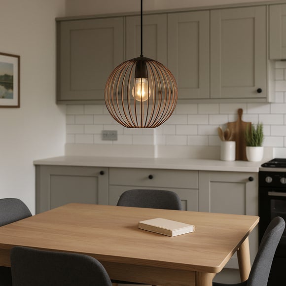 Click to view product details and reviews for Eglo Almanzora Wire Pendant Light.