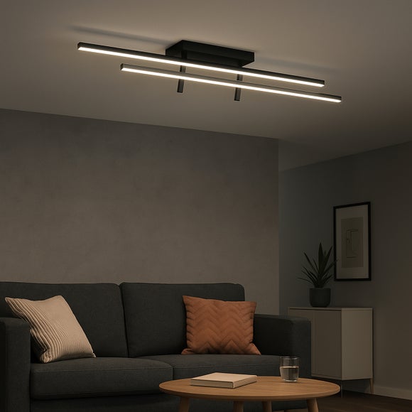 Click to view product details and reviews for Eglo Trepiliano Modern Led Linear Ceiling Light.