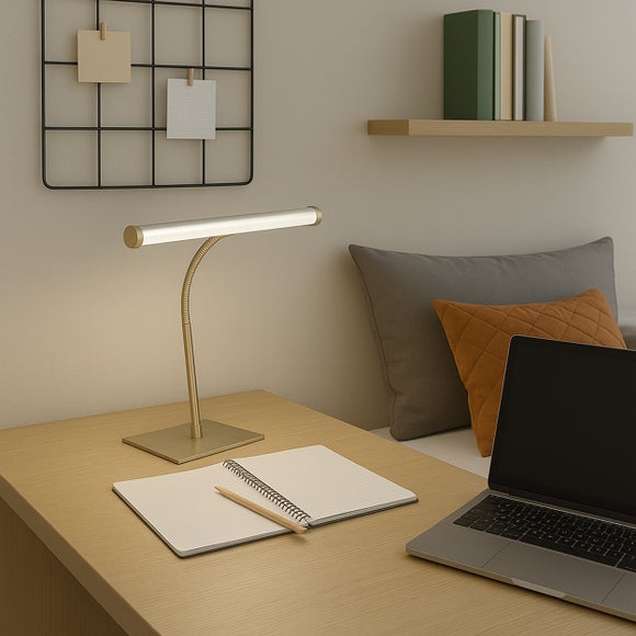View Eglo Riccione Led Touch Dimmable Desk Lamp View Eglo Riccione Led Touch Dimmable Desk Lamp