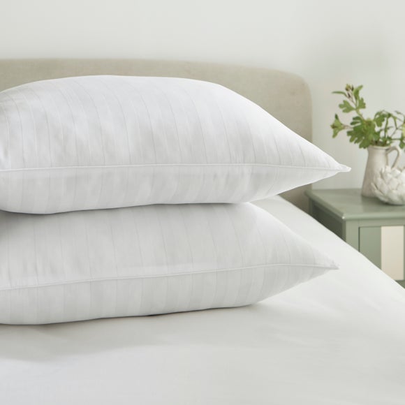 Hotel Pack of 2 Luxury Cotton Side Sleeper Continental Pillows