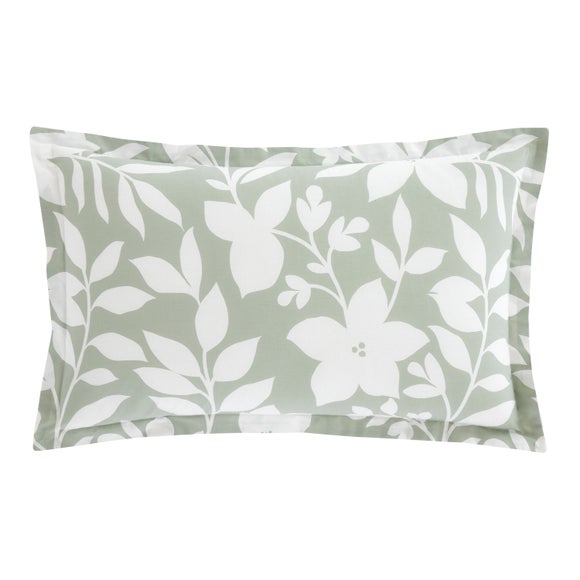 Ava Floral Polycotton Oxford Pillowcase