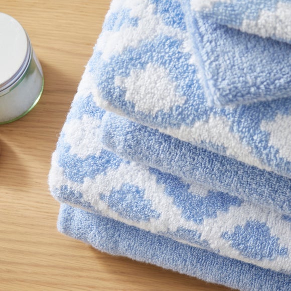 6 Piece Geometric Towel Bale