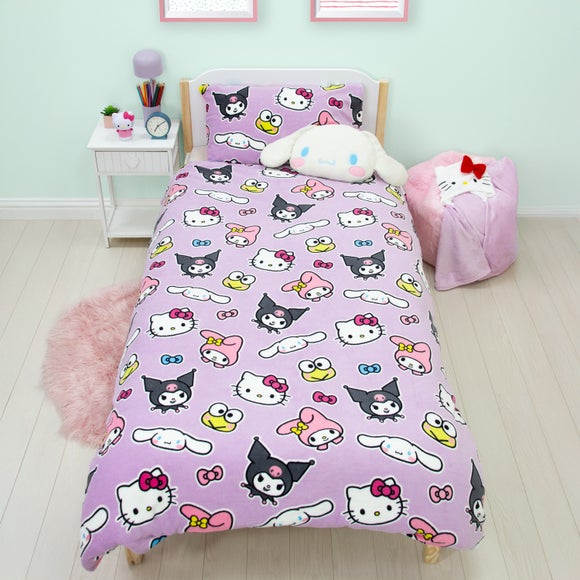 Hello Kitty Chill Fleece Duvet Cover & Pillowcase Set
