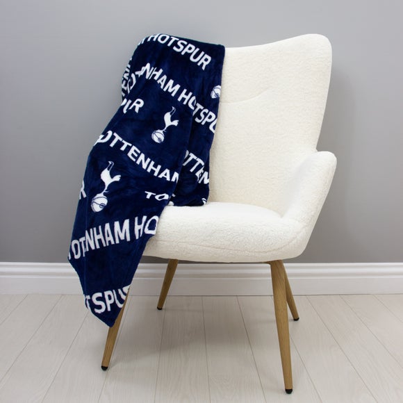 記念グッズ Spurs Retro Crest Knitted Blanket Spurs Retro Crest Knitted Blanket 【公式通販】
