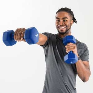 Set Of 2 Core Balance Hex Neoprene Dumbbells