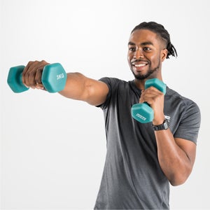 Set Of 2 Core Balance Hex Neoprene Dumbbells