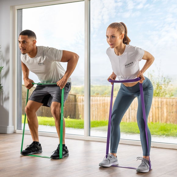 View Set Of 4 Core Balance Resistance Bands View Set Of 4 Core Balance Resistance Bands
