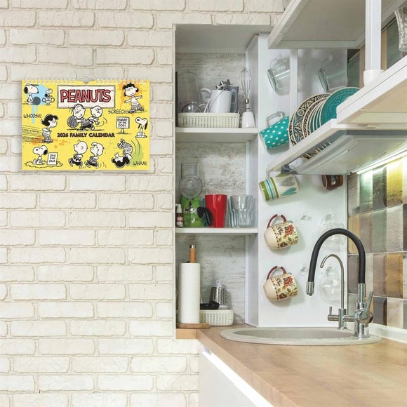 Peanuts 2026 A4 Family Wall Calendar