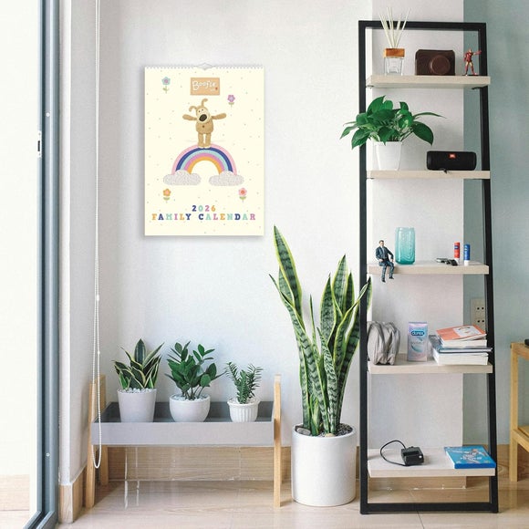 Boofle 2026 A3 Family Wall Calendar