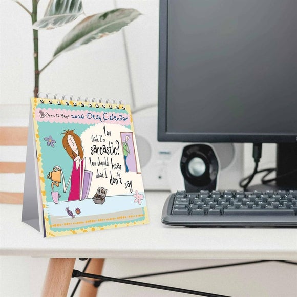 Born to Shop 2026 Desk Calendar