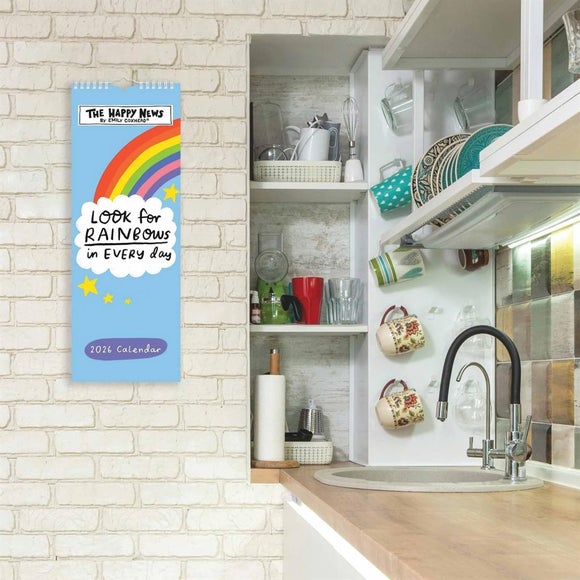 The Happy News 2026 Slim Wall Calendar