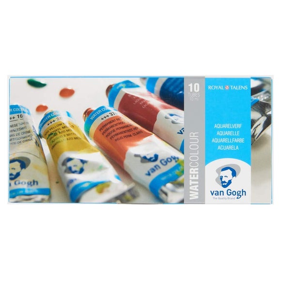 Van Gogh Pack of 10 10ml Watercolour Paints