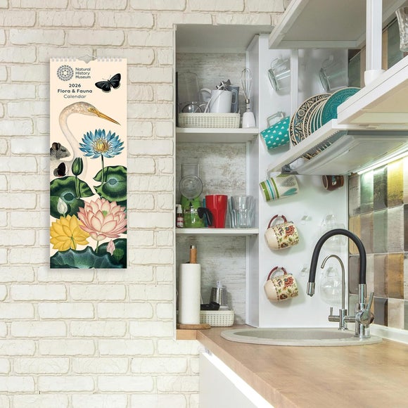 Flora & Fauna 2026 Slim Wall Calendar