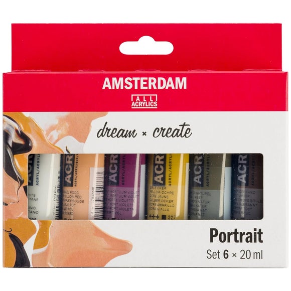 View Amsterdam Pack Of 6 20ml Acrylic Paints View Amsterdam Pack Of 6 20ml Acrylic Paints