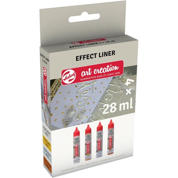 Talens Art Creation Pack of 4 28ml Effect Liners
