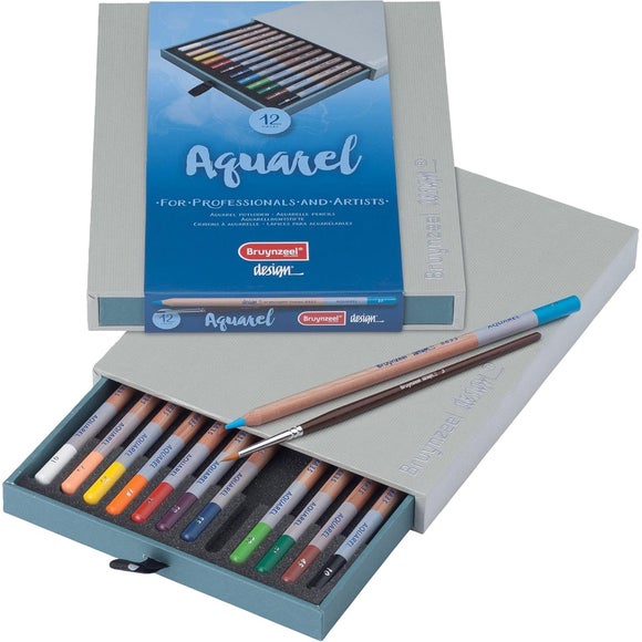 Bruynzeel Design Professional Watercolour Pencil Set