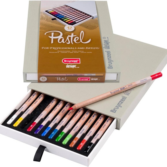 Photo of Bruynzeel Design Professional Pastel Pencils Set