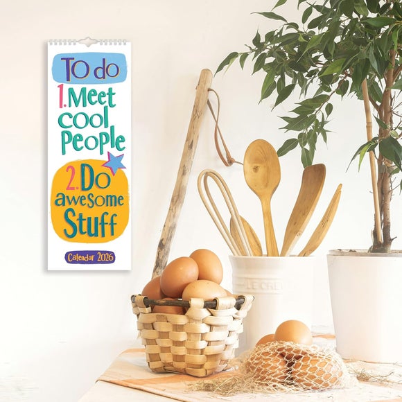 The Bright Side 2026 Slim Wall Calendar