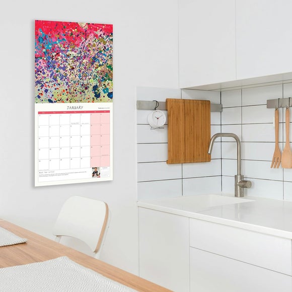 Arthouse Unlimited 2026 Abstract Floral Wall Calendar