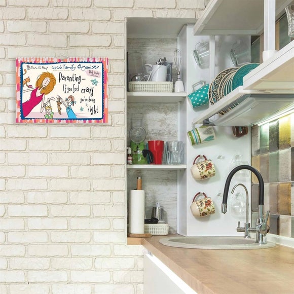 Born to Shop 2026 A4 Family Wall Calendar