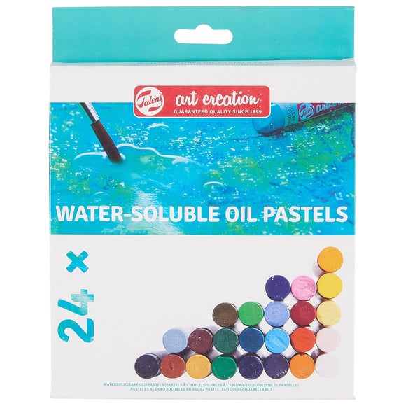 Talens Art Creation Pack of 24 Water Soluble Oil Pastels