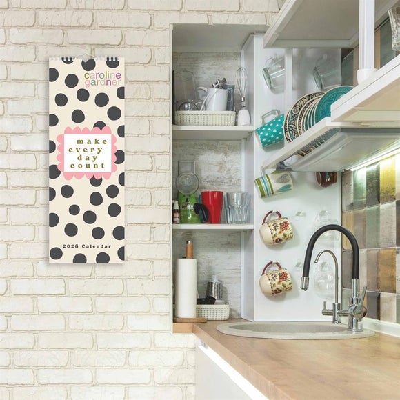 Caroline Gardner 2026 Lots of Love Slim Wall Calendar