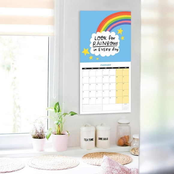 The Happy News 2026 Square Wall Calendar