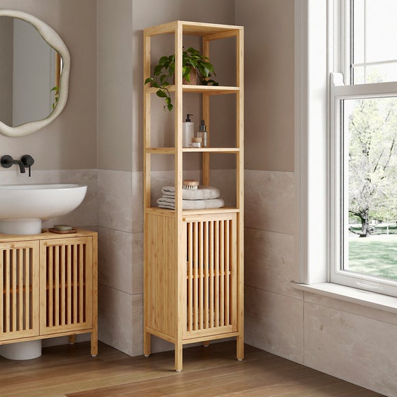 Tallis Tallboy Storage Unit, Bamboo