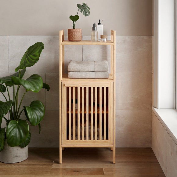 Tallis Open Shelf Storage Unit, Bamboo
