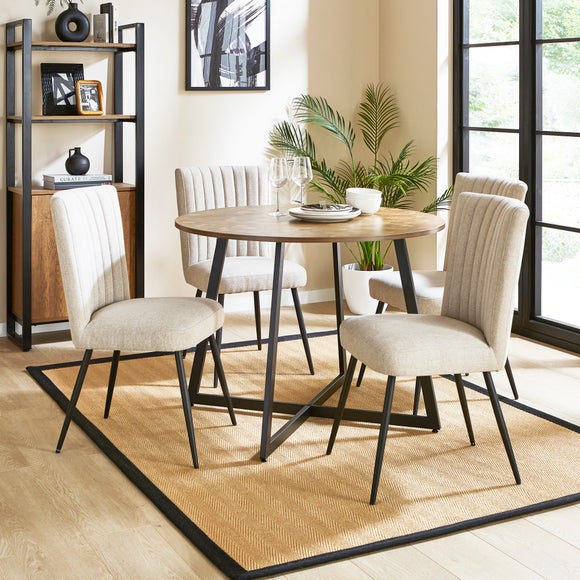 Brayden 4 Seater Round Dining Table