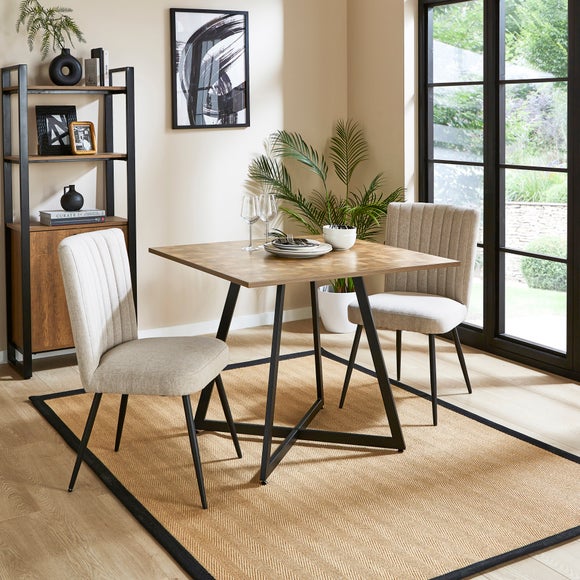 Click to view product details and reviews for Brayden 2 Seater Square Dining Table Parquet Effect Light Wood. Click to view product details and reviews for Brayden 2 Seater Square Dining Table Parquet Effect Light Wood.