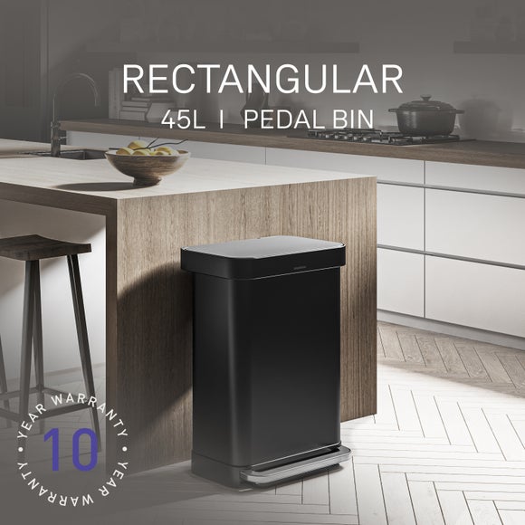 View Simplehuman 45l Rectangular Bin View Simplehuman 45l Rectangular Bin