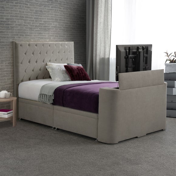 Sweet Dreams Venice Studded Side Lift Ottoman TV Bed