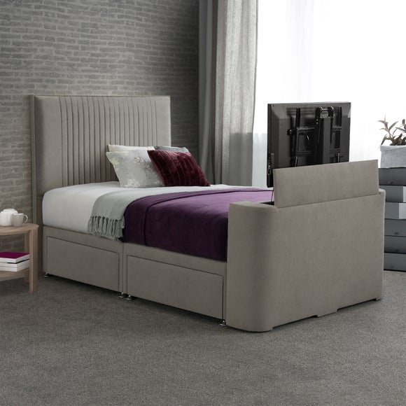 Sweet Dreams Venice Vertical Pleated TV Bed