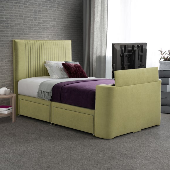 Sweet Dreams Venice Vertical Pleated TV Bed