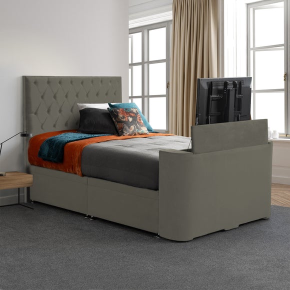 Sweet Dreams Opulence Studded Side Lift Ottoman TV Bed