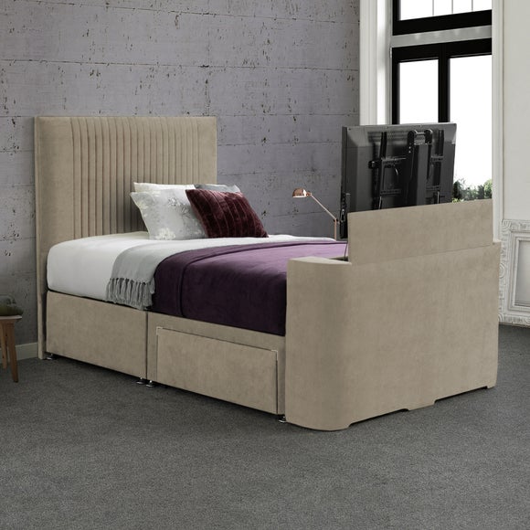 Sweet Dreams Gaia Vertical Pleated TV Bed