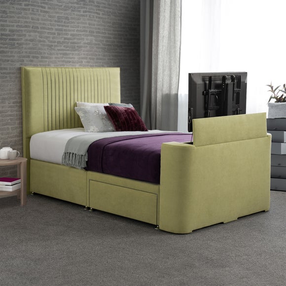 Sweet Dreams Venice Vertical Pleated TV Bed