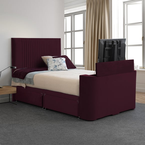 Sweet Dreams Opulence Vertical Pleated TV Bed