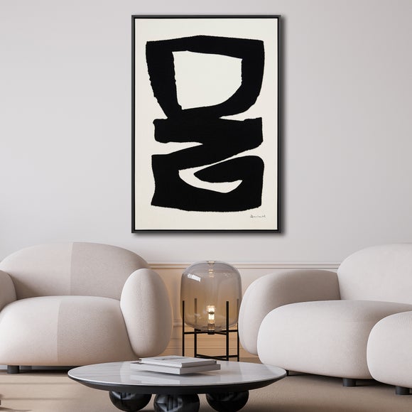 Abstract 1 by Dan Hobday Framed Canvas