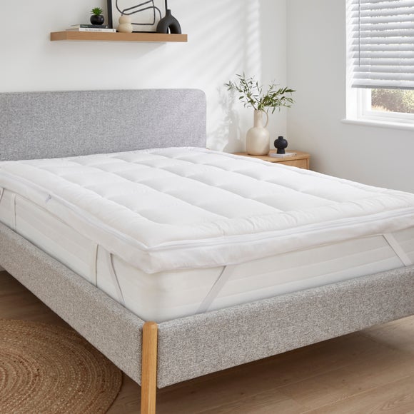 Comfortzone Dual Layer Memory Foam Mattress Topper