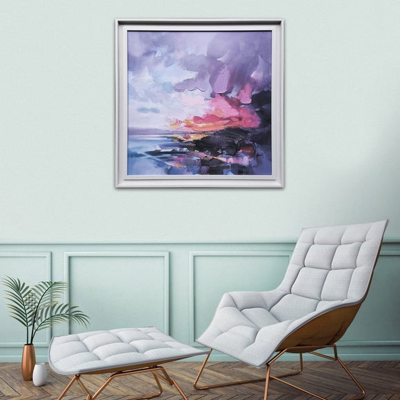 Dusk Magenta By Scott Naismith Framed Canvas