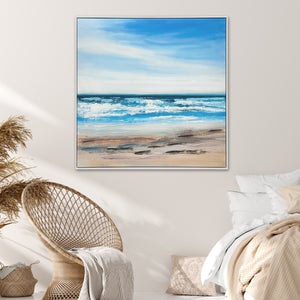 All About The Sea By Joanne Last Framed Canvas