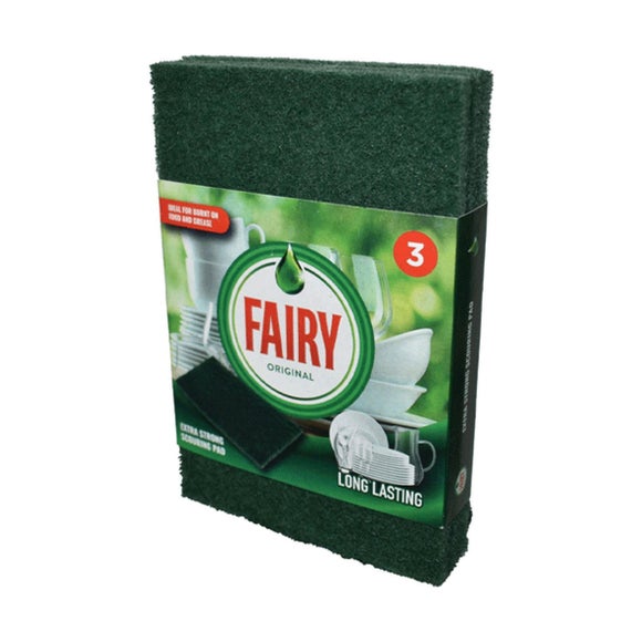 Fairy Pack of 3 Scourer Pads
