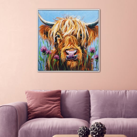 Highlander by Louise Brown Framed Canvas