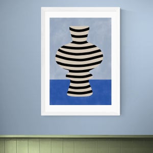East End Prints Blue Still Life Iii Print