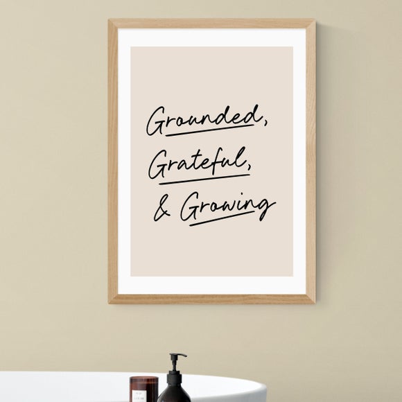 View East End Prints Grounded- Grateful- & Growing Print View East End Prints Grounded- Grateful- & Growing Print