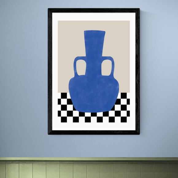 East End Prints Blue Still Life Ii Print